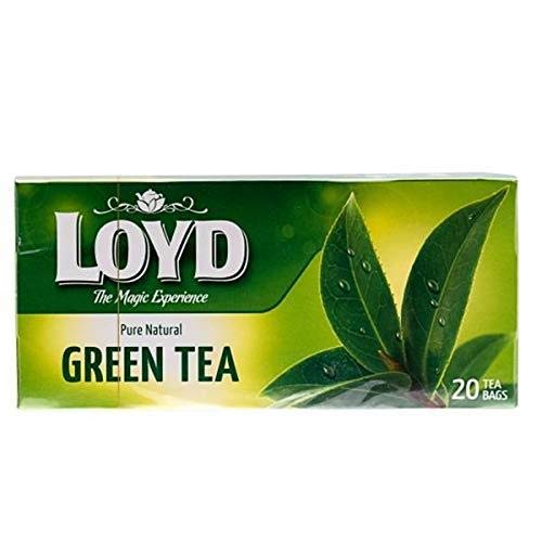 LOYD - Grüner Tee Pure – 20 Teebeutel - Hochwertige Grüntee-Blätter Aromatisch, Delikater Geschmack, mit Charakteristischem Strohgeschmack, Ideal für Jede Tageszeit - 30g von LOYD