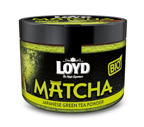 LOYD - Matcha Tee - Japanisches Grüntee BIO - Reines Matchapulver - Original, Ceremonial, Premium Grade, 100% Natürlich, in Höchster Qualität - Für Fokus, Energie - 40g von LOYD