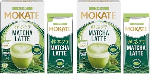 MOKATE® Matcha Latte | 6 Säckchen 84g | Matcha Latte Instant Pulver | Matcha Tee Pulver | Green Tea aus Japan | Tee (Packung mit 2) von LOYD