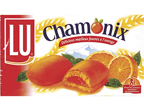 Chamonix Keks gefüllt mit Orangenmarmelade LU 250g von LU