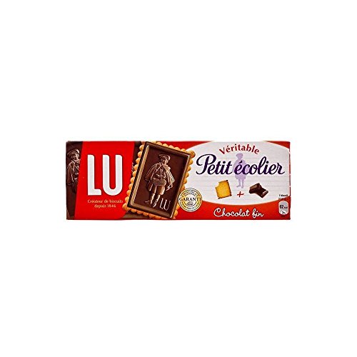 Lu Le VÃ © ritable Petit Ecolier Dark Chocolate Biscuits (120g) - Packung mit 6 von LU