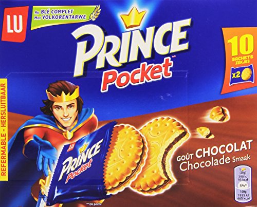 Lu Prinz Tasche schokoladengeschmack 10 Beutel mit 40 Gramm - Set aus 6 von LU