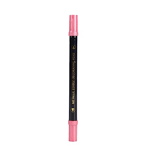 Essbarer Metallpigmentstift Cookie Desserts Fondant Kuchen Backen Pigment Stift Linie Zeichnen Kuchen Pinsel Doppelseitige Stifte von LUDAKE