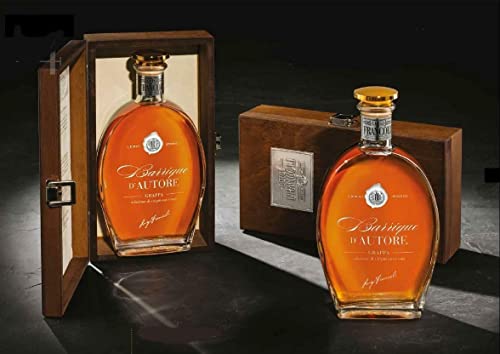 GRAPPA Geschenk-Paket Barrique D'AUTORE 70 CL von LUIGI FRANCOLI