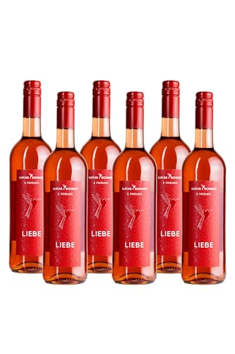 LUKAS SCHMIDT & Friends Liebe Roséwein, 750 ml, Trocken & Fruchtig, Set mit 6 Flaschen von LUKAS SCHMIDT