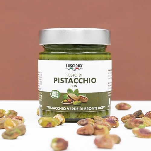 Pistazienpesto mit „Grüner Pistazie von Bronte DOP“ von LUSCIOUX