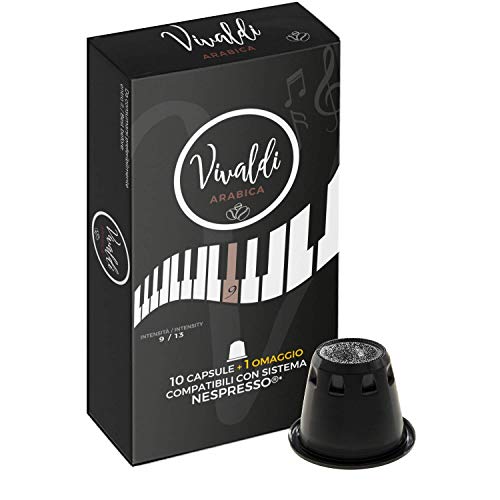 Vivaldi Arabica | 110 Nespresso®* Kompatible Kaffeekapseln von LUSCIOUX