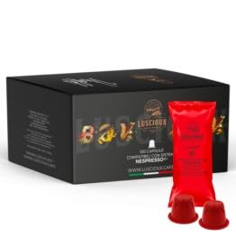 Vivaldi Intenso | 110 Nespresso®* Kompatible Kaffeekapseln von LUSCIOUX