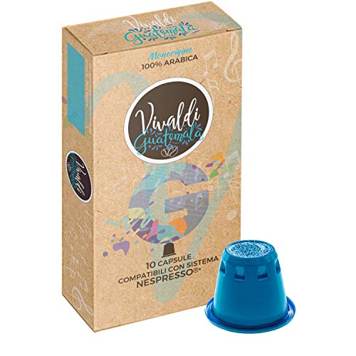 Vivaldi Master Origin Guatemala 100% Arabica | 100 Nespresso®* Kompatible Kaffeekapseln von LUSCIOUX