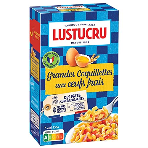 LUSTUCRU – Große Muschel für Eier, 250 g, 4 Stück von LUSTUCRU