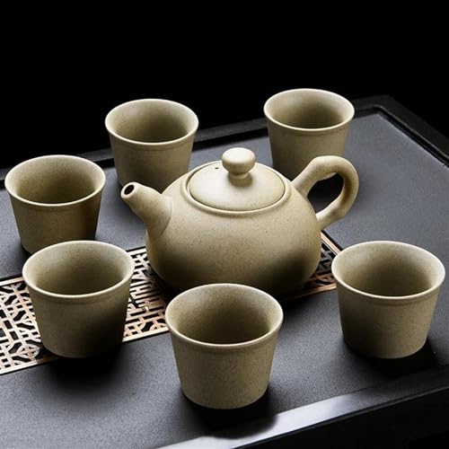 LVUNZJCA chinesisches Teeservice, chinesische Keramik-Teetasse, Keramik-Tee-Set, chinesisches Tee-Set, Porzellan, Keramik-Tee-Set, Teetasse-Set, Teekanne, Teekanne (Size : E) von LVUNZJCA