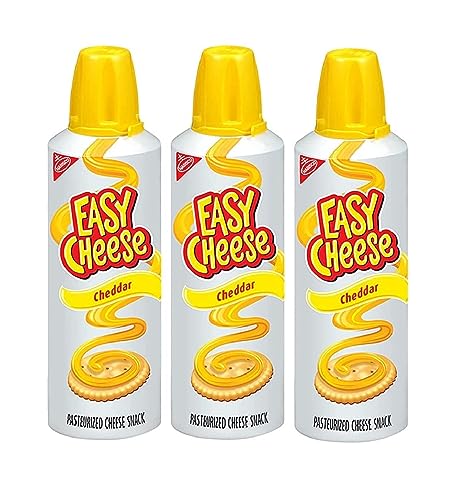 3 KRAFT Easy Cheese Cheddar in Dose, 237 ml von LZBBD