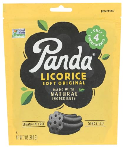 Panda Licorice, Weiches Lakritz, 200 g, 2 Stück von LZBBD