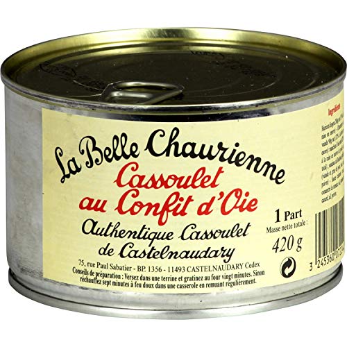 Cassoulet au Confit d'Oie, Bohneneintopf mit Gans, La Belle Chaurienne, 420 g von La Belle Chaurienne