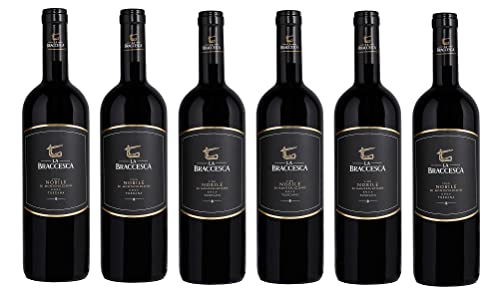 6x 0,75l - 2021er - Antinori - La Braccesca - Vino Nobile di Montepulciano D.O.C.G. - Toscana - Italien - Rotwein trocken von La Braccesca