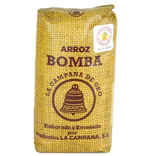 La Campana: Arroz Bomba D.O. Valencia - Bomba-Reis für Paella - 1kg von La Campana