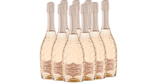 Rosé Spumante Extra Dry Pizzolato Schaumwein 9 x 0,75l VINELLO - 9 x Weinpaket inkl. kostenlosem VINELLO.weinausgießer von La Cantina Pizzolato