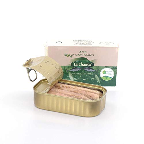 Atún en aceite de oliva | in Olivenöl eingelegte Thunfisch Filets | aus Galizien | 125g von La Chanca