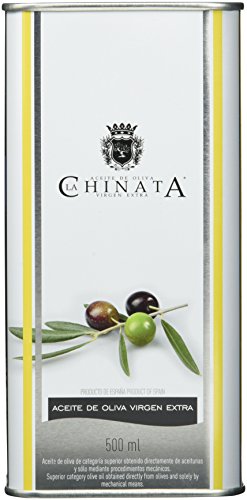 La Chinata Aceite de Oliva Virgen Extra Lata Grande, Natives Olivenöl in attraktiver Dose, 2er Pack (2 x 500 ml) von La Chinata