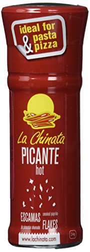 La Chinata Escamas de Pimentón Picante - geräucherte Paprikaflocken in der Mühle, 1er Pack (1 x 24 g) von La Chinata