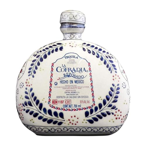 Tequila La Cofradía Talavera Cerámica Reposado 70 cl von La Cofradía Tequilas