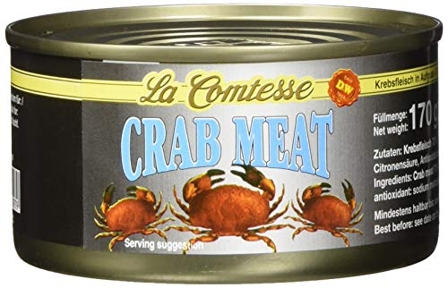 La Comtesse Crabmeat - Krebsfleisch, 4er Pack (4 x 170 g) von LA COMTESSE