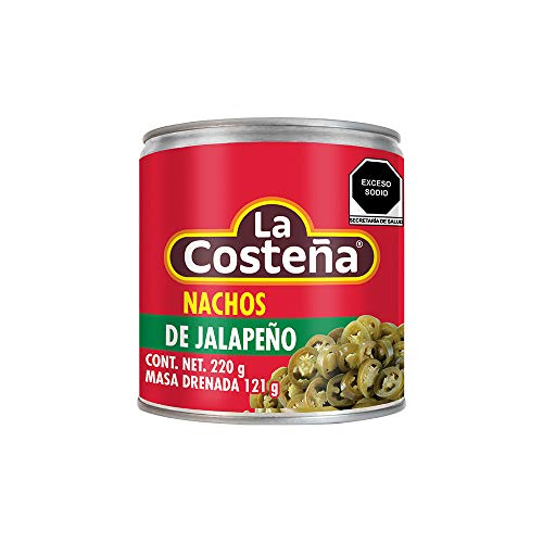 Chili Schoten - Jalapenos, geschnitten (La Costena), 220g von La Costeña