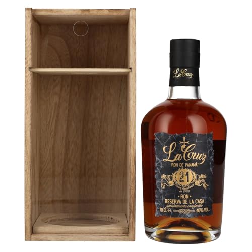 La Cruz Ron de Panama Añejo 21 Años Ron Reserva de La Casa 40% Volume 0,7l in Geschenkbox Rum von La Cruz