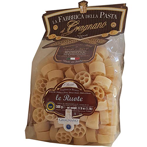 Die Räder von Gragnano 500 Gr. - Box 12 Stück - Pasta di Gragnano IGP von La Fabbrica della Pasta di Gragnano