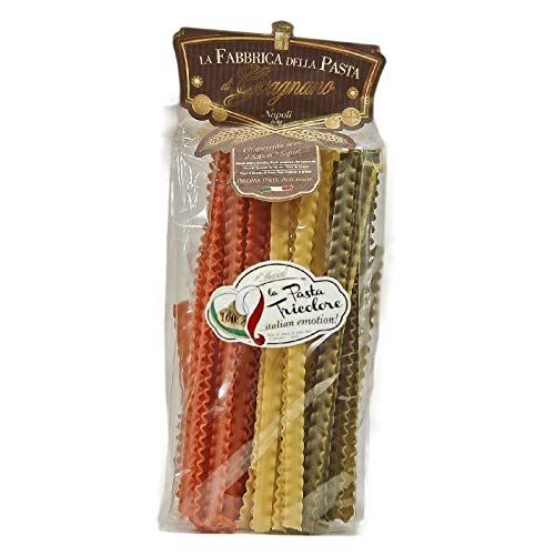 Mafaldine tricolor Gr. 500 - Box 12 Stück von La Fabbrica della Pasta di Gragnano