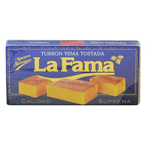 Turron geröstetes Eigelb / yema tostada - 200 gr von La Fama