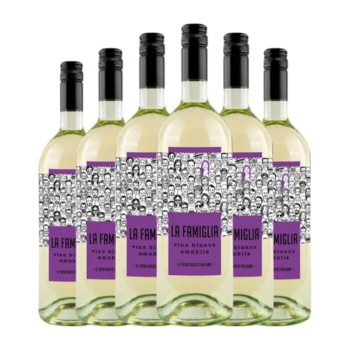 La Famiglia Amabile Bianco Venezia 75 cl Weißwein (Karton mit 6 Flaschen von 75 cl) von La Famiglia