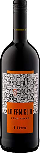 La Famiglia La Famiglia Vino Rosso Merlot Halbtrocken (1 x 1000 ml) von La Famiglia