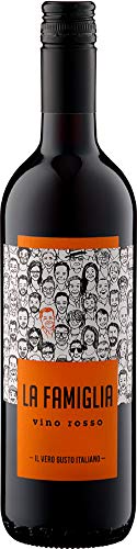 La Famiglia La Famiglia Vino Rosso Merlot Halbtrocken (1 x 750 ml) von La Famiglia