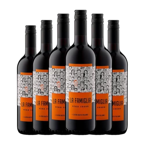 La Famiglia Rosso Venezia 75 cl Rotwein (Karton mit 6 Flaschen von 75 cl) von La Famiglia