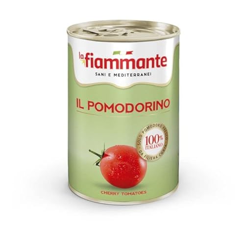 12x La Fiammante il pomodorino Pomodorini Kirschtomaten Tomaten sauce aus Italien dose 400g von La Fiammante