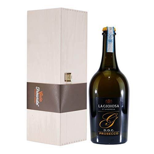 La Gioiosa Prosecco Frizzante DOC mit Geschenk-Holzkiste von La Gioiosa