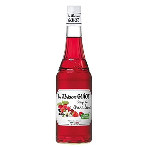 Sirop de Grenadine, Fruchstsirup (Holunder, Erdbeer, Kirsche, Johannisbeere, Heidelbeere) Sirup aus Frankreich 0,7l von La Maison Guiot