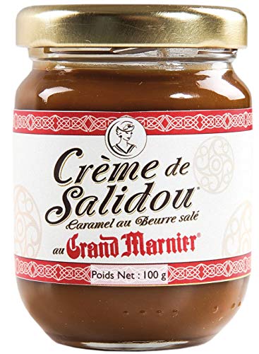 Crème de Salidou au Grand Marnier, Caramel au beurre salé, Karamellcreme mit gesalzener Butter und Grand Marnier aus Frankreich, 100g von La Maison d'Armorine