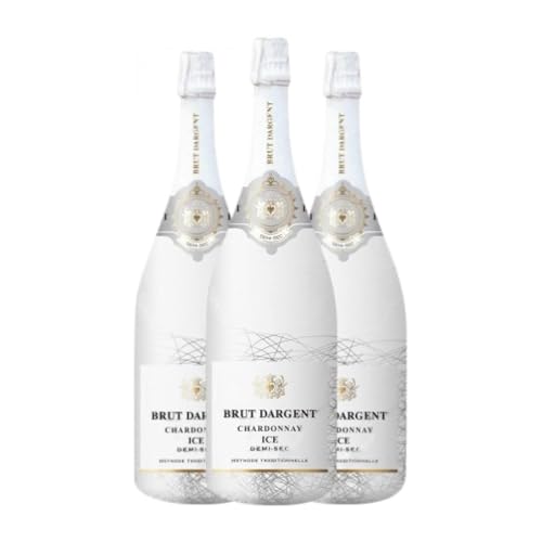 Maison du Vigneron Brut Dargent Ice Halbtrocken Halbsüß Magnum-Flasche 1,5 L Weißwein (Karton mit 3 Magnum-Flasche von 1,5 L) von La Maison du Vigneron