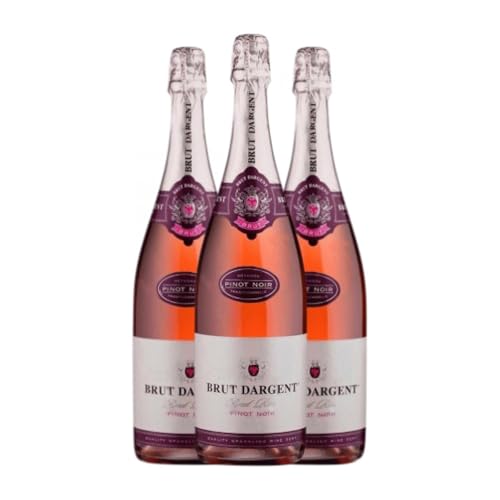 Maison du Vigneron Brut Dargent Rosado Spätburgunder Brut Reserve Magnum-Flasche 1,5 L Rosé-Wein (Karton mit 3 Magnum-Flasche von 1,5 L) von La Maison du Vigneron