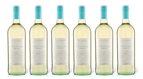 6x 1,0l - La Marea - Chardonnay - Rubicone I.G.P. - Emilia-Romagna - Italien - Weißwein trocken von La Marea