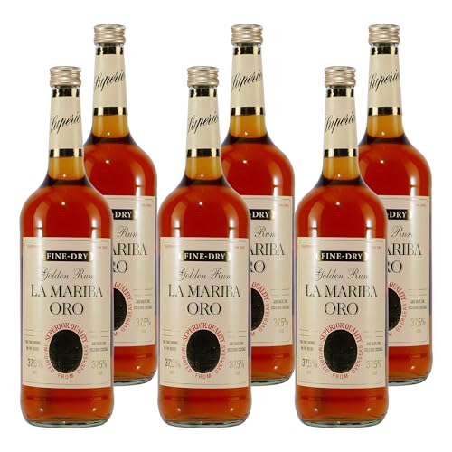 La Mariba Oro Golden Rum (6 x 1,0L) von La Mariba