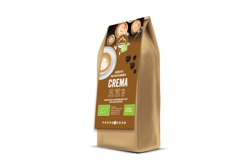 La Natura Lifestyle BIO KAFFEEBOHNEN 500g | CREMA BIO Bohnenkaffee | GANZE BOHNE | Arabica & Robusta | Vollautomaten & Siebträgermaschinen von La Natura LIFESTYLE