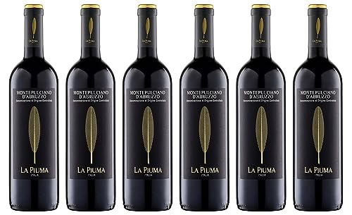 La Piuma Montepulciano d'Abruzzo DOC Trocken (6 x 0,75 l) von La Piuma