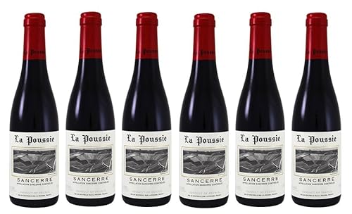 6x 0,375l - 2020er - La Poussie - Sancerre Rouge - HALBE - Sancerre A.O.P. - Loire - Frankreich - Rotwein trocken von La Poussie