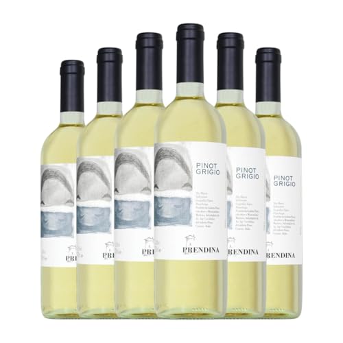 La Prendina Grauburgunder Alto Mincio 75 cl Weißwein (Karton mit 6 Flaschen von 75 cl) von La Prendina