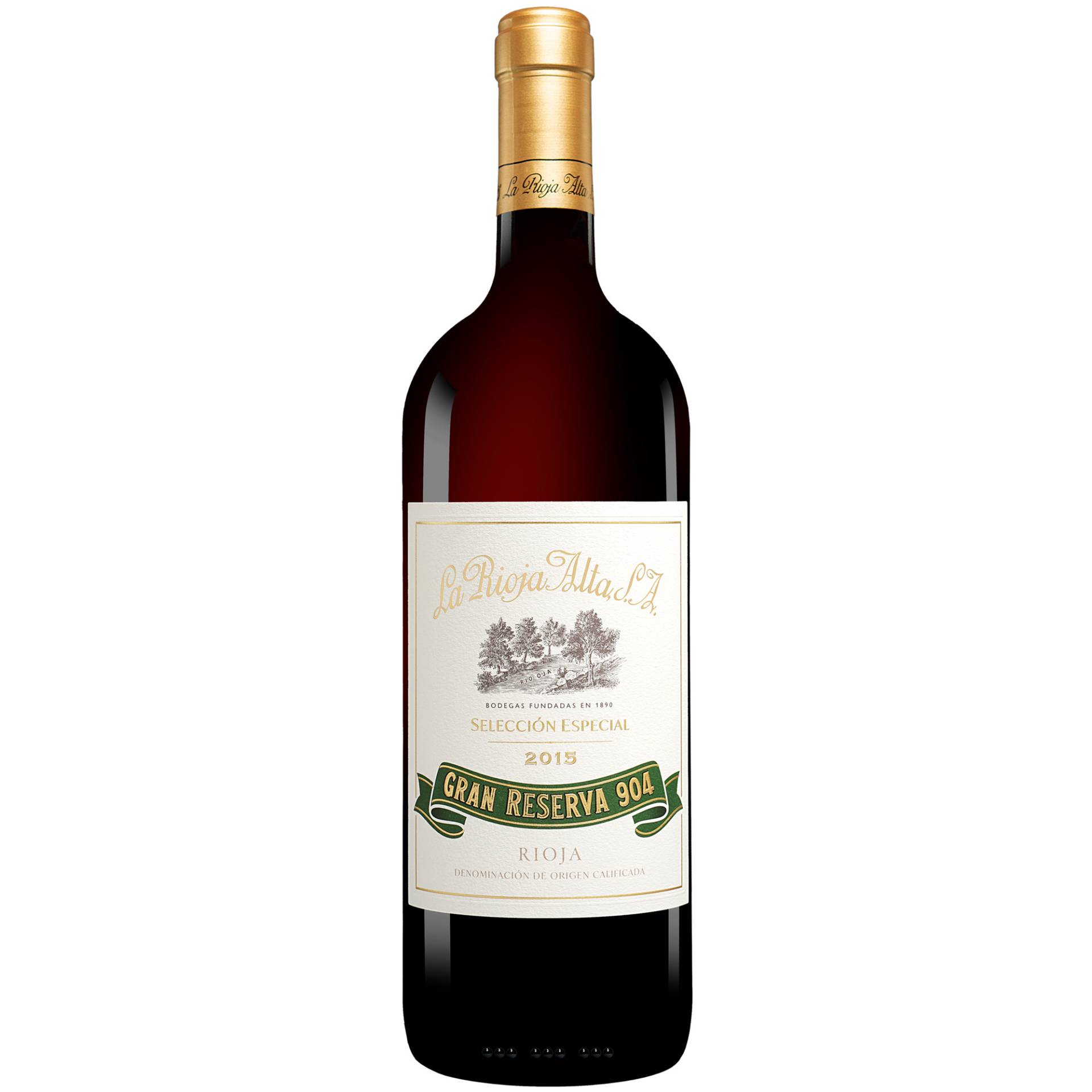 La Rioja Alta »904« - 1,5 L. Magnum Gran Reserva 2015  1.5L 14.5% Vol. Rotwein Trocken aus Spanien von La Rioja Alta