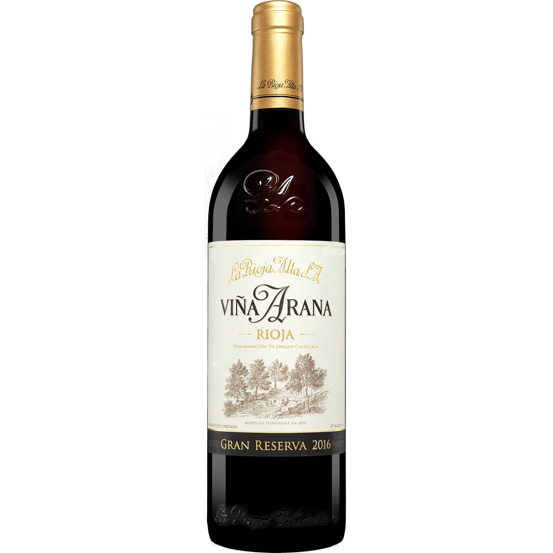 La Rioja Alta »Viña Arana« Gran Reserva 2016  0.75L 14.5% Vol. Rotwein Trocken aus Spanien von La Rioja Alta