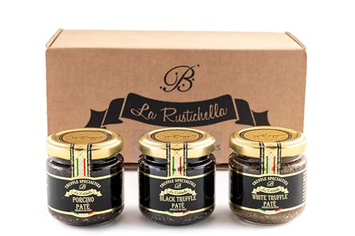 La Rustichella Schwarz, Weiß und Steinpilz Trüffel Paté - Set 270 g von La Rustichella